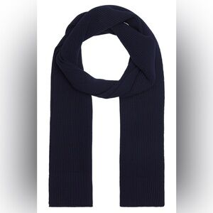 NWT Maison Margiela Ribbed Scarf in Navy